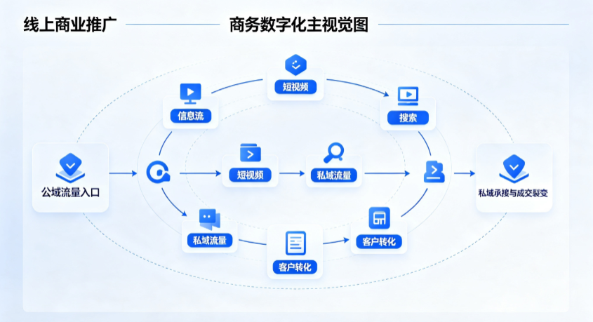 莒南县线上商业推广怎么做？全域流量闭环搭建与低成本转化实战指南